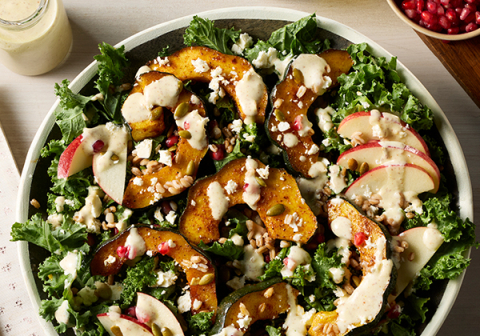 Salade à la courge